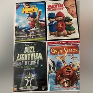 Assorted kids movies